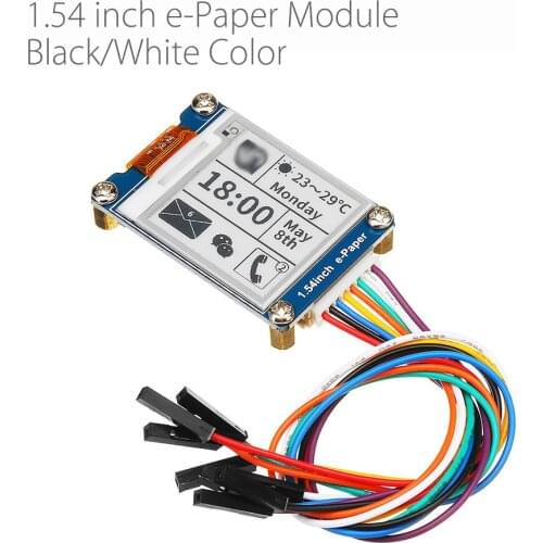 1.54 Inch E-ink Screen Display e-Paper Module Black/White SPI Support Partial Refresh For Arduino Raspberry Pi