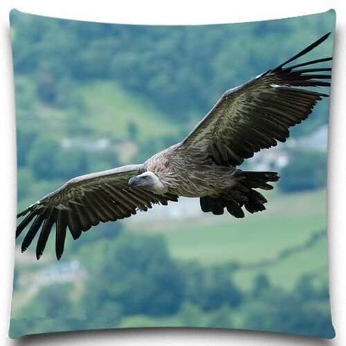Square 18'' 5 size 9 style Cushion Cover Eagles cleaved the sky Pattern Cotton polyester Decorative Pillow case