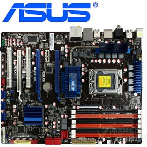 ASUS P6T SE Motherboards LGA 1366 DDR3 24GB For Intel X58 P6T SE Desktop Mainboard Systemboard SATA II PCI-E X16 Used 16Mb Flash