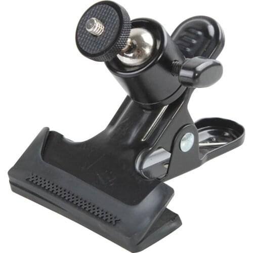 Multi-function Clip Clamp Holder Mount Tripod Heads with Standard Ball Head 1/4 Screw photography accessories