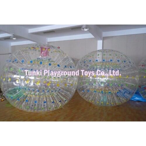 Inflatable zorbit ball grass water zorb ball air pvc rolling ball