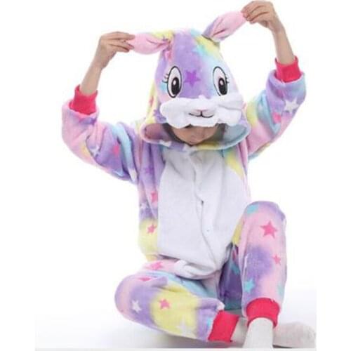 Girls Stitch Onesies Kids Children Unicorn Pajamas Jumpsuts Cartoon Animal Licorne Sleepwears Boys Halloween Costume
