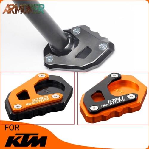 For 1090 Adventure 1090adv All year Parking Kickstand Side Stand Plate Pad Support Enlarge Extension Motorcycle Accessories
