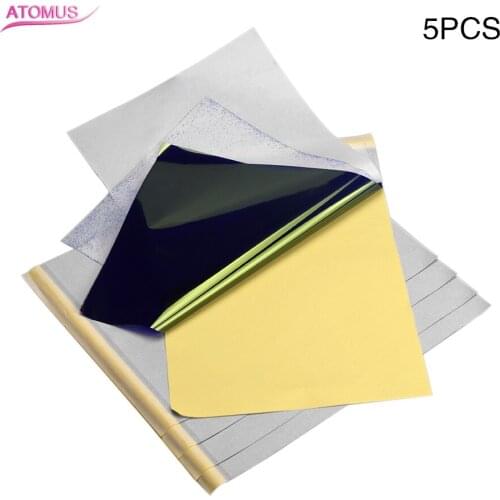 Professional 5pcs/set Tattoo Accessories Transfer Paper A4 Stencil Carbon Tattoo Supplies Copy Body Arts Tracing Paper