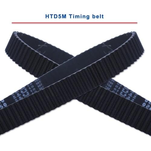Timing belt HTD5M 650/655/660/665/670/675 circle-arc teeth belt width 15/20/25/30 mm teeth pitch 5mm