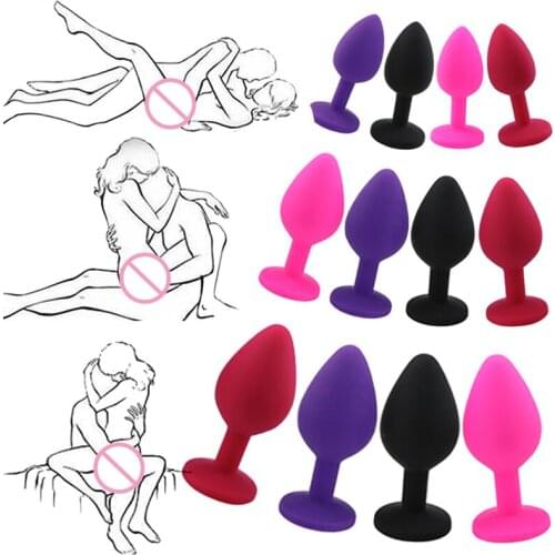 Adult Game Silicone Dildo Anal Plug No Vibrator Sex Toys For Women Couples Prostate Massager Butt Plug Sex Products Masturbators
