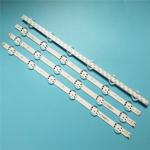 LED TV Illumination Part Replacement For LG 49UV340C-UB 49UJ675V-ZC LED Bar Backlight Strip Line Ruler V1749L1 2862A