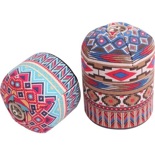 Gas Canister Protective Cover Multi-function 230/450G Gas Canister Fuel Cylinder Storage Bag Outdoor Camping Accessories