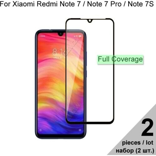 Protective Glass For Xiaomi Redmi Note 7 Pro / Redmi Note 7 / Note 7s Full Coverage Tempered Glass For Xiaomi Redmi Note 7 Pro
