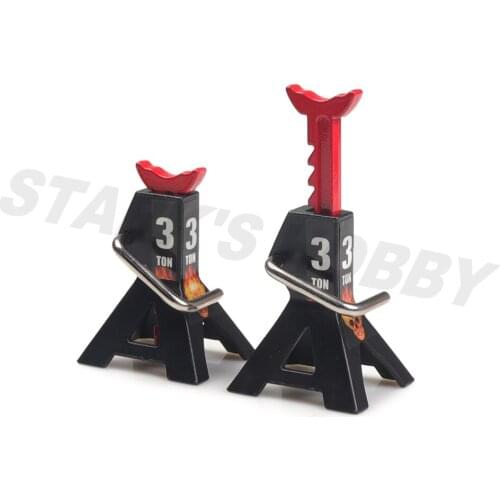 2pcs 1/10 Scale Accessories Metal Mini Jack Repair Tool for RC Crawler Axial SCX10 Traxxas TRX4 TAMIYA CC01 RC4WD D90 D110 TF2