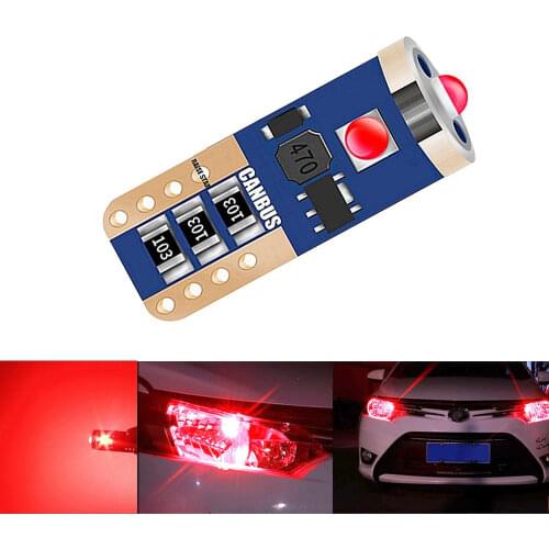 2X T10 W5W Car Auto Led 192 WY5W LED Car Interior Reading Dome Light Marker Lamp Auto Wedge Parking Bulbs Wedge Tail Side Bulb