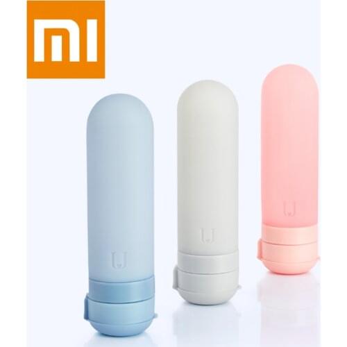 3pcs/set Xiaomi Mijia Travel Silicone Bottle Set Portable Easy Skin-Friendly Healthy Safe 50ml/Piece for Family Travel