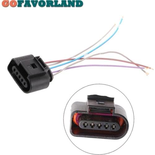 5 Pin VAG Air Flow Meter Wire Connector Plug 1J0973705 For VW Passat Golf Jetta Polo Touareg For Audi A3 A4 A6 A8 Q7 TT