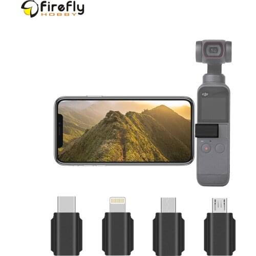 Smartphone Adapter for Pocket 2/Osmo Pocket USB-C IOS Lightning Android Positive Standard Reverse Adapters Data Interface