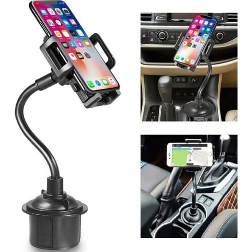 Cup Phone Holder for Car, Universal Adjustable Portable Cup Holder Car Phone Mount Support Smartphone Mobile Phone Accessories