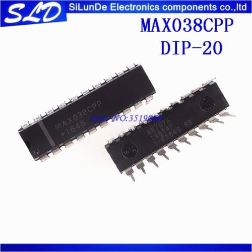 Free Shipping 2pcs/lot MAX038CPP DIP20 MAX038 DIP-20 new and original in stock
