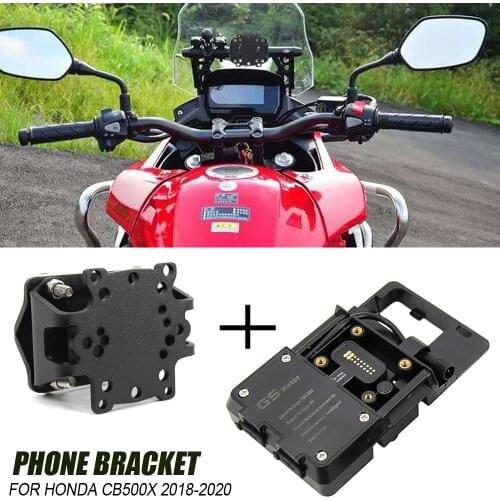 For HONDA CB500X CB 500X CB500 X 2018 2019 20 Motorcycle Accessories front windshield GPS navigation mobile phone fixing bracket