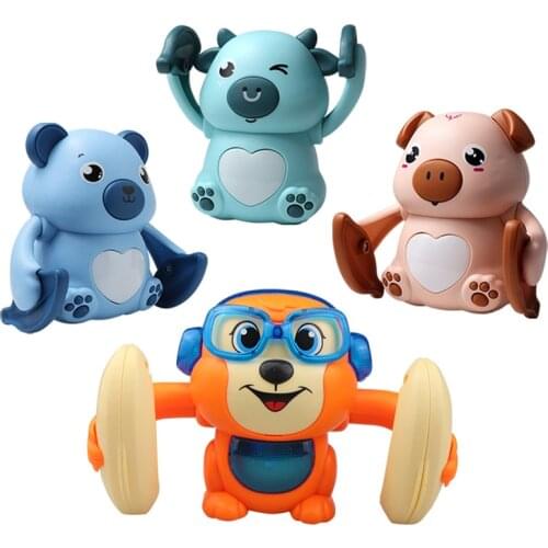 Electric Baby Toy Tumbling Monkey Voice Control Induction Light Music Tumbling Little Monkey Puzzle Cartoon Early Education Toy