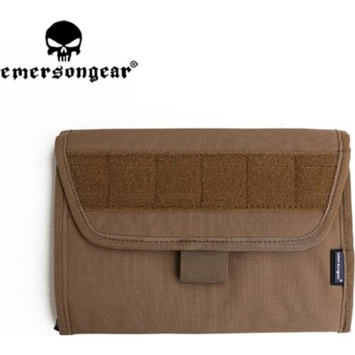 Emerson EDC File Pouch Military Army MOLLE Bag Daily Life Expanding Bellows Pocket Travel Card Map Carrier Case EM9547
