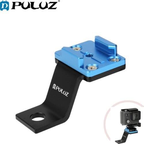 PULUZ Fixed Metal Motorcycle Holder Mount for GoPro NEW HERO /HERO7 /6 /5 /5 Session /4 Session /4 /3+ /3 /2 /1, DJI OSMO Action