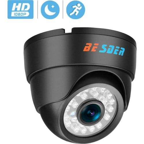 BESDER Wide Angle IP Camera Indoor Dome Camera Security 1080P FULL HD IP Camera IR Cut Filter 24 IR LED ONVIF Motion Detect RTSP
