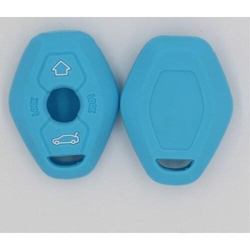 2PC KApu silicone key fob cover case shell skin hood for BMW F10 F20 F30 Z4 X1 X3 X4 M1 M3 E90 1 2 3 5 7 SERIES Remote keyless