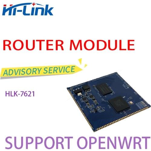 GigE Gigabit Ethernet Router module HLK-7621 Openwrt Firmware DDR2 MTK7621A Chip 10pcs/lot Free Ship