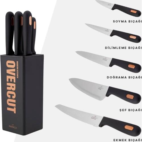 Karaca Overcut 6 Piece Knife Set