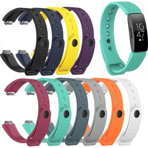 Sport Silicone Band for Fitbit Inspire HR Strap fashion Wristband Bracelet for Fitbit Inspire Replacement Watch Band Accessories