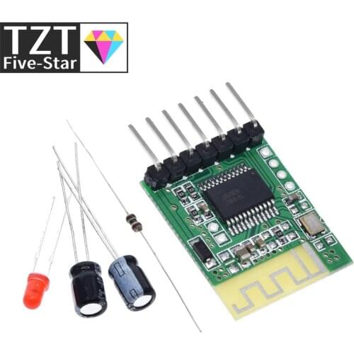 TZT Bluetooth audio receiver template, stereo wireless speaker, power amplifier modified DIY Bluetooth module 4.0