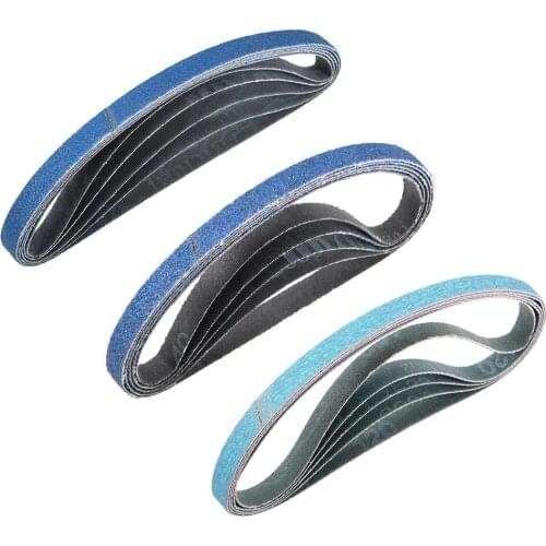Uxcell 5pcs Sanding Belt Zirconia Sand Belts for Surface Smoothing Removing Smaller Imperfections and Marks on Wood Plastic