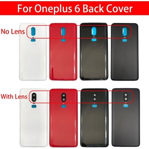 5Pcs/Lot, Back Rear Cover For Oneplus 6 6T Battery Door Housing Battery back cover