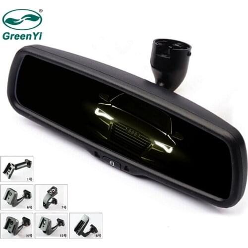 GreenYi Auto Dimming Rear View Mirror with Original Special Bracket Safer Driving for Toyota VW Renault Kia Hyundai
