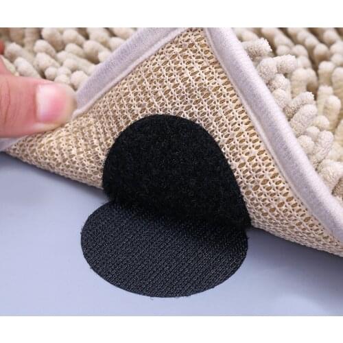 1 Pair Home Floor Rug Carpet Mat Grippers Self-adhesive Anti Slip Sticker Reusable Washable PVC Grip Car Perfume Pad