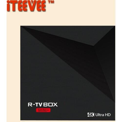 1PC iTEEVEE R-TV BOX Mini PLUS TV Box Rk3328 Android 7.1 HDR Set Top BOX Quad Core 2.4GHz WiFi HD 2.0 USB 3.0 TF Slot A5X V6