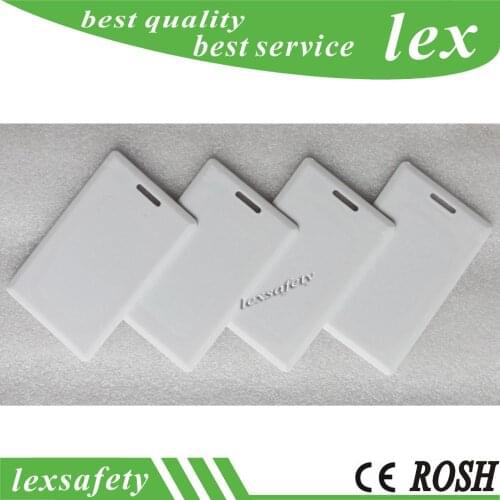 100pcs Writable Proximity RFID PVC 125khz T5577 Clamshell Card for Access Control Identification and smart Home Security Systems