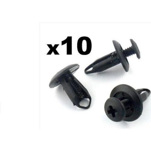10x For Ford Pare-chocs, passage de roue ET GARNITURES clip attaches en plastique
