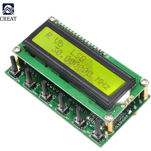 1602LCD Signal Generator Module DDS Signal Generator AD9850 6 Bands 0~55MHz Digital Shortwave Radio