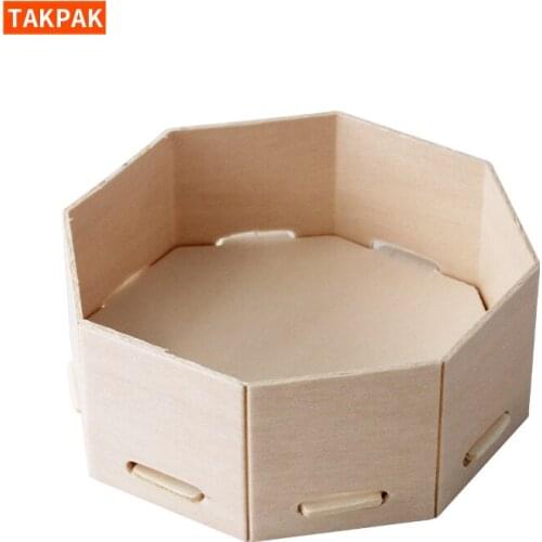 Biodegraded Disposable High Quality Restaurant Octagonal Food Box Fruit Boxes Candy Snack Cake Boxes