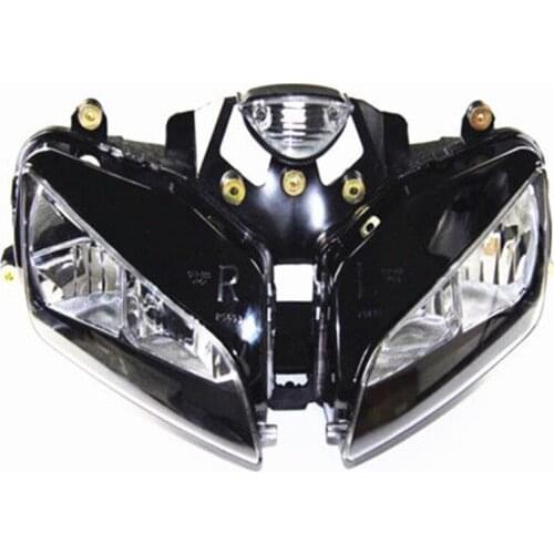 Motorcycle Black Headlight Headlamp Head Light Assembly For Honda CBR600 600RR RR 2003-2006 2004 2005 Custom