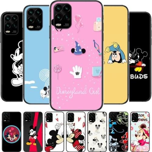 Disney cartoon Phone Case For XiaoMi Redmi Note 11 10 9S 8 7 6 5 A Pro T Y1 Anime Black Cover Silicone Back Pre style cover