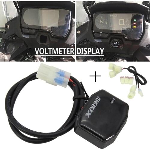 FOR HONDA CB500X Motorcycle Accessories 2019 Digital Panel Voltmeter Voltage Meter CB 500 X Tester Led Display CB500 X