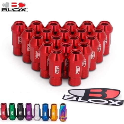 Blox Racing Forged 7075 Aluminium Lug Nuts M12x1.25 / M12x1.5 L : 50mm (20PCS/Set) TK-BLOX750