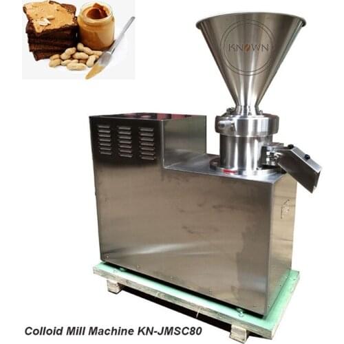 The best quality of peanut butter machine JMSC-80 vertical colloid mill machine for sale