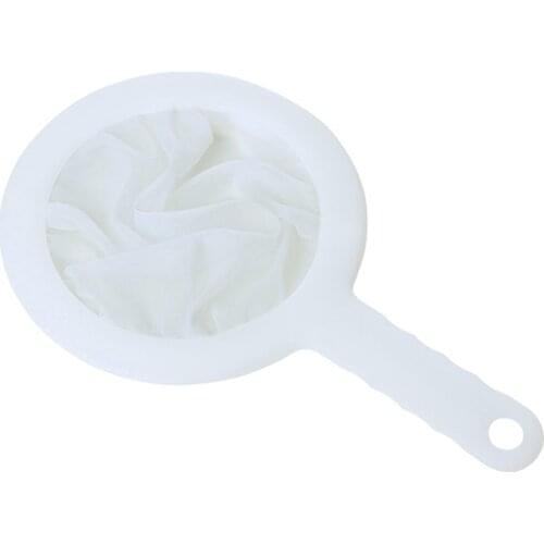Reusable Nylon Super Fine Colander Mesh Sieve Strainer with Handle for Honey Juice Tea Soymilk Coffee Filter