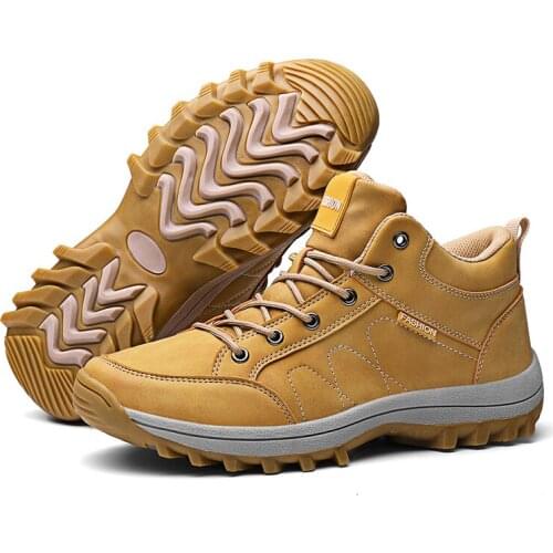 Mode Waterdichte Wandelschoenen Hoge Kwaliteit Slijtvaste Schokabsorptie Mannen Wandelen Sneakers Ademend Grote Size Sneakers