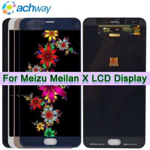 New Screen For 5.5'' Meizu meilan X M682Q 100% tested Original LCD Display + Touch Digitizer Screen glass Assembly Free Shipping