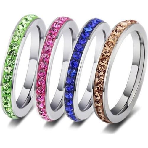 Qiaonitu Rings With Cubic Zirkonia For Women