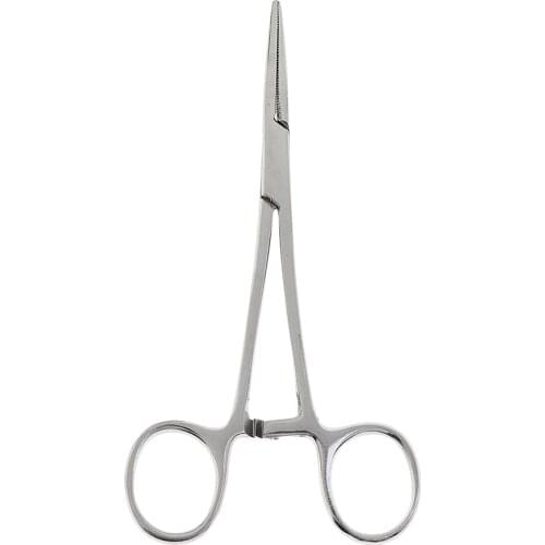 Stainless Steel Dog Ear Cleaning Pliers Hair Clamp Tweezers Pet Hemostat Forceps