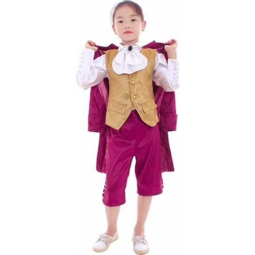 Medieval kids fancy dress outfit cosplay costume red outfit custom made
